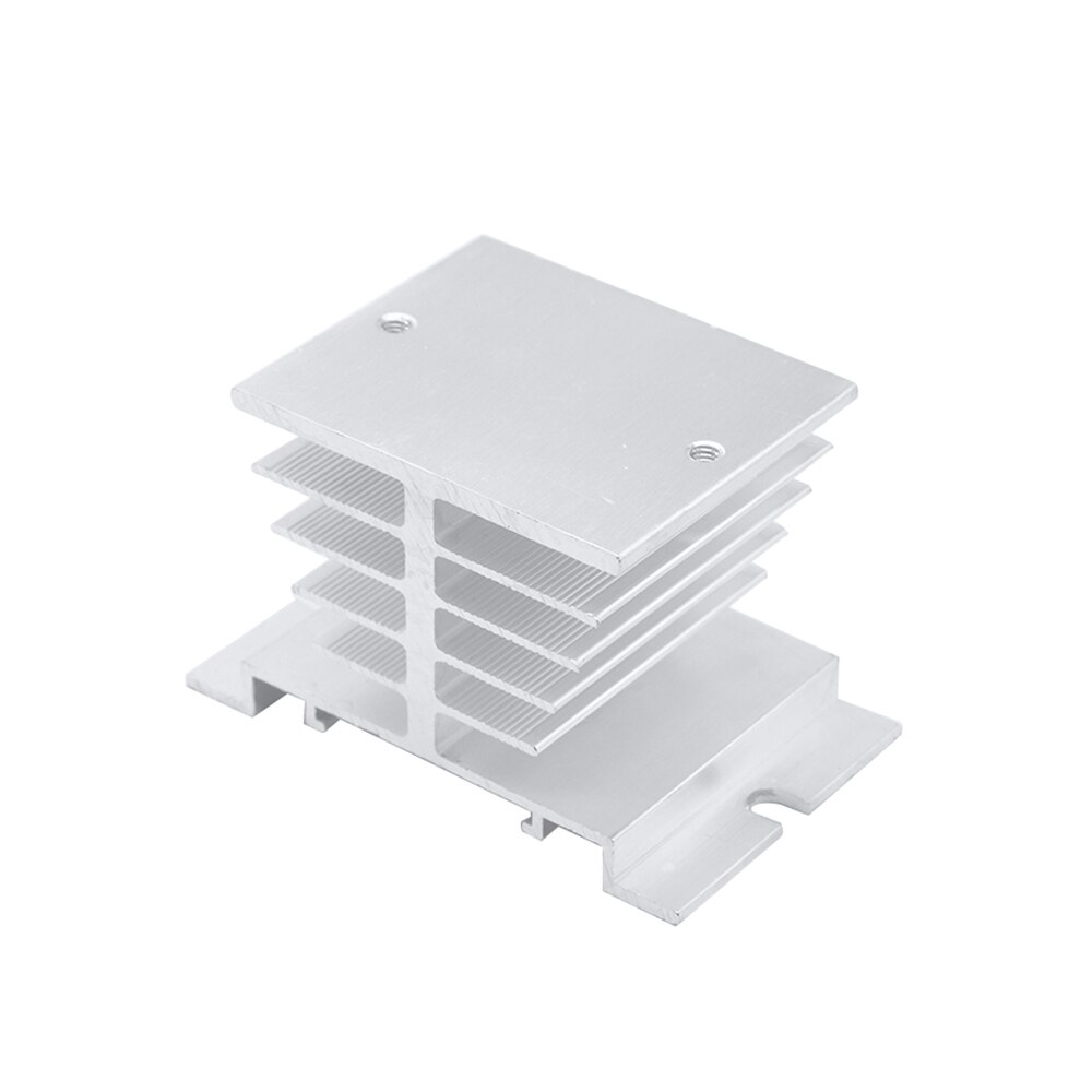 Dissipateur Thermique En Aluminium Pour Relais Statique SSR Monophasé 10A à 40A - Refroidissement Efficace